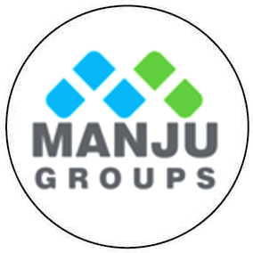 Manju Groups Logo – Commercial Interior by Odds Architects